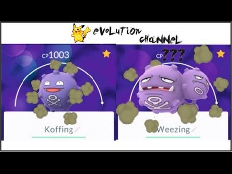 HUGE Weezing !! Pokemon Go Koffing(1003) Evolution(level 32) - YouTube