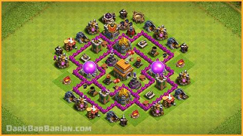 The BEST TH6 HYBRID/TROPHY[defense] Base 2021!! Town Hall 6 Hybrid Base ...