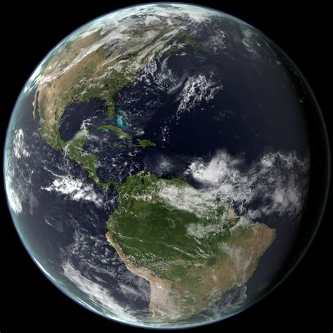 The Earth from space 3D model | CGTrader