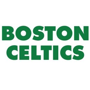 Boston Celtics Wordmark Logo vector