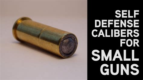 Wadcutters For Self-Defense? Ammunition For Small Guns - YouTube