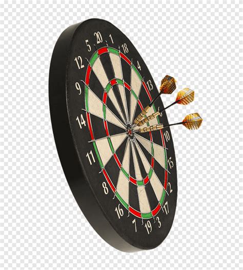 Three dart pins targeted bullseye, Darts Arrow Bullseye Game, Black ...