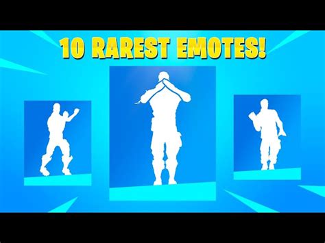 Top 5 rarest Fortnite emotes in 2021