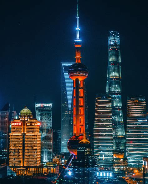 Shanghai at night : r/BeAmazed