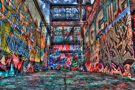 Surreal Graffiti Alley