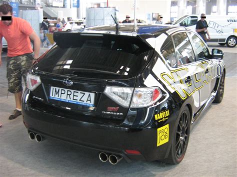 Fichier:Subaru Impreza III WRX STi Hatchback Tuning rear - PSM 2009.jpg ...