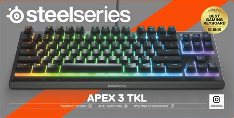 SteelSeries Apex 3 TKL RGB Ga...B09FTNMT84 | Encarguelo.com