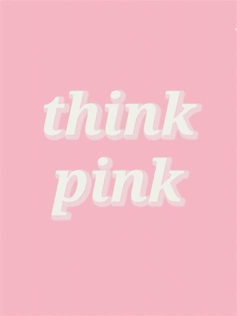 Think Pink Quotes. QuotesGram