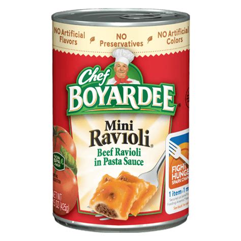 Mini Ravioli Can | Chef Boyardee