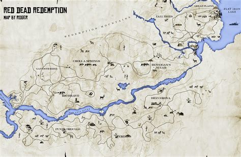 Red Dead Redemption Full Map - Image to u