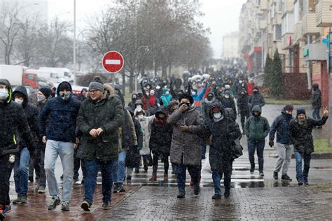 Over 300 detained in Belarus during anti-government protests Minsk ...