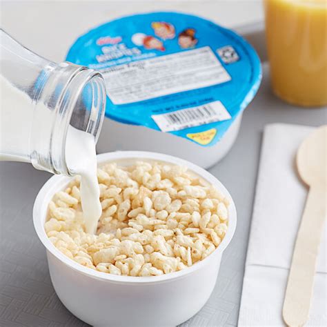 Kellogg's Rice Krispies Cereal Single-Serve Bowl Pack 0.63 oz. - 96/Case