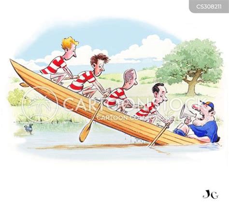 Rowing Race Cartoons and Comics - funny pictures from CartoonStock