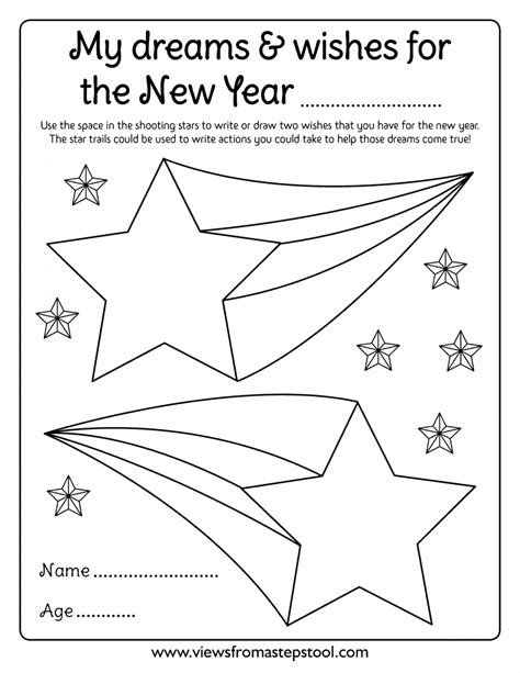 New Years Resolutions Coloring Pages