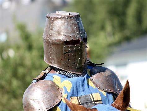 Medieval Knight Helmet Front