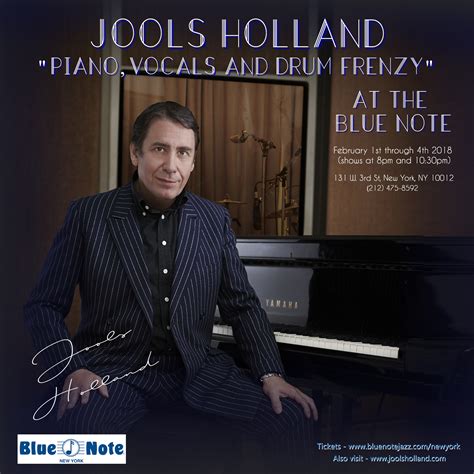 Jools Holland Plays First U.S. Dates In 20 Years - CelebrityAccess