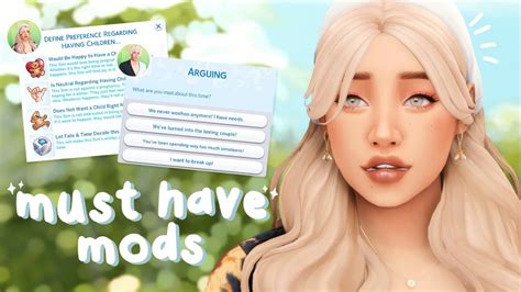 must have sims 4 mods that improve & add realistic gameplay ♡ - YouTube