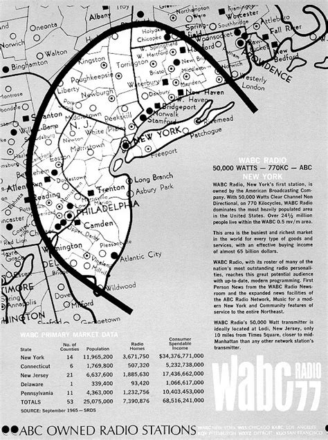 The WABC Signal Coverage Map