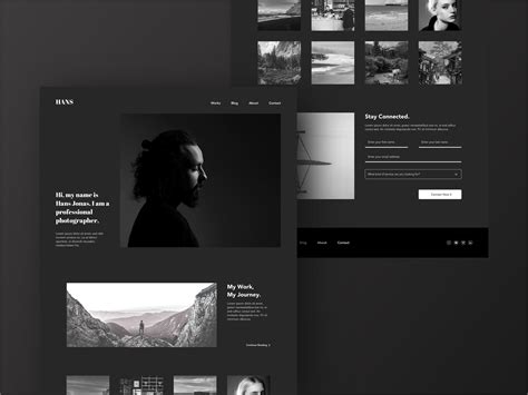 Minimalist Personal Website Template