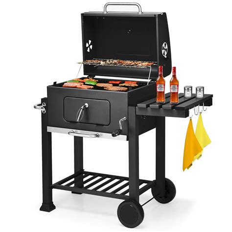 Costway Charcoal Grill Barbecue BBQ Grill Outdoor Patio Backyard ...