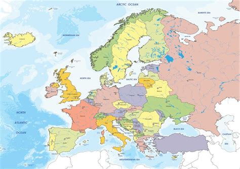 Map of Europe | Detailed Europe Map