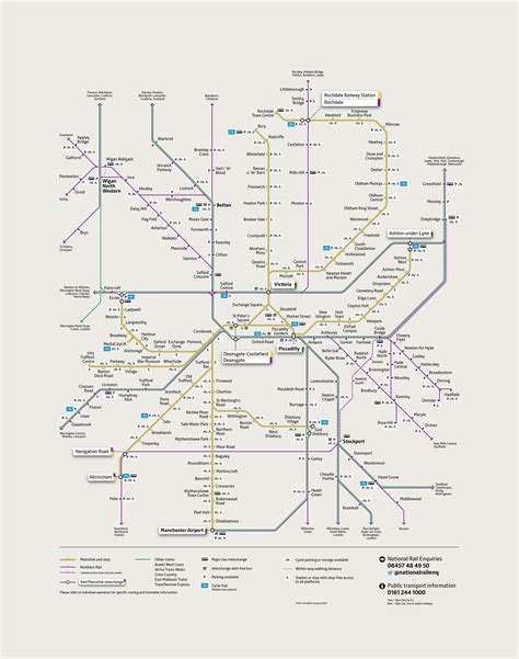 Manchester Metro Map