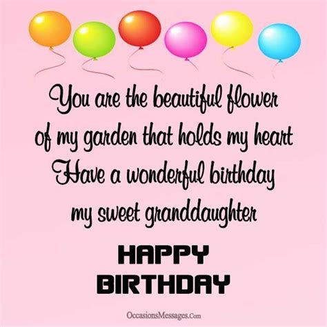 Happy Birthday Granddaughter