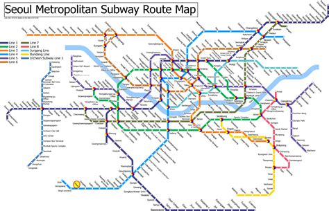 Seoul Subway Map - Seoul Sublet