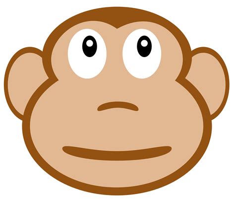 Monkey face clip art clipartfest - WikiClipArt