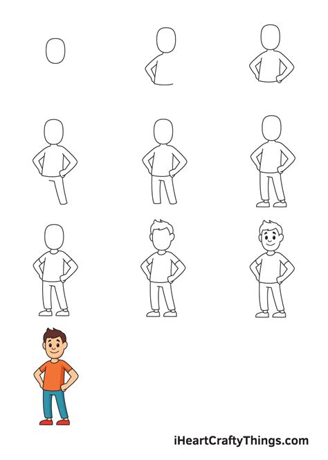 How To Draw Person Step By - Warexamination15