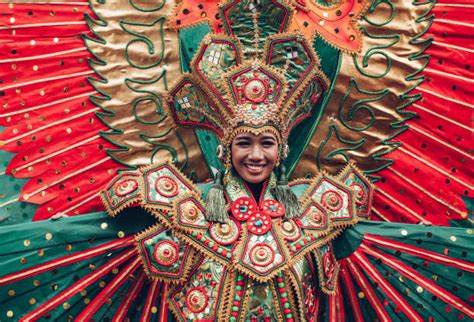 Woman In Traditional Indonesian Costume Of Garuda During Ritual Dancing ...