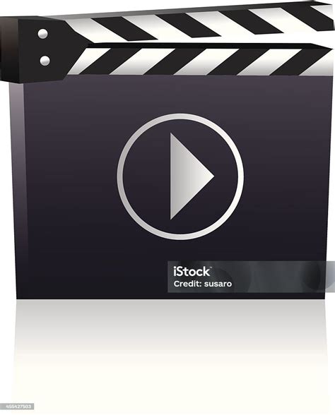 Movie Slate Clip Art Stock Illustration - Download Image Now - Film ...