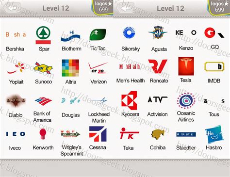 Logos Quiz Answers Level 12 Part 2 | Images and Photos finder