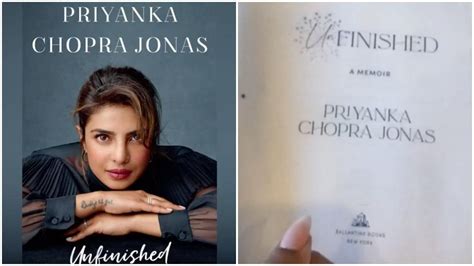 Priyanka Chopra unveils cover page of her memoir Unfinished: ‘My life ...