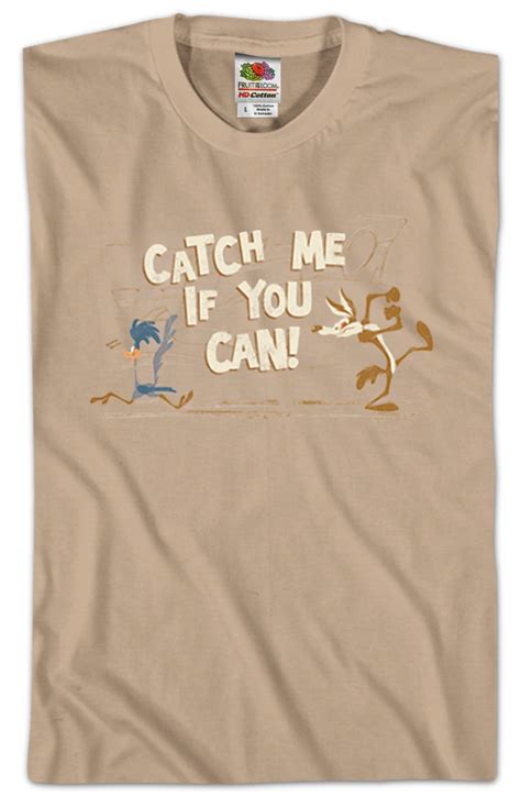 Road Runner and Wile E. Coyote T-Shirt: Looney Tunes Mens T-Shirt