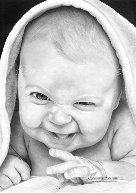 Baby smiles | Cute baby drawings, Baby sketch, Baby drawing