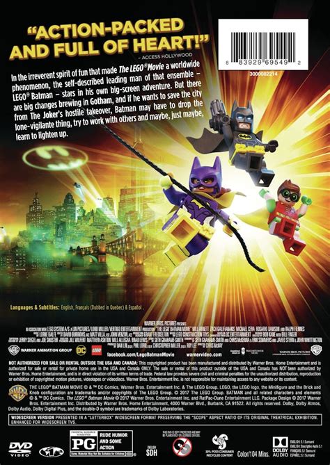 Buy The LEGO Batman Movie DVD Single Disc DVD | GRUV