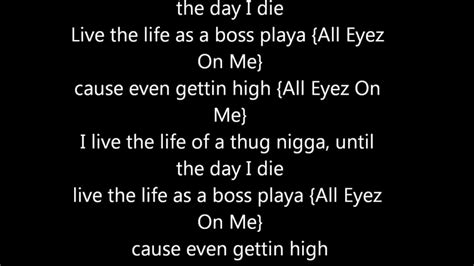 2pac all eyez on me lyrics - YouTube