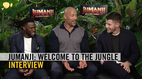 Jumanji: Welcome to the Jungle - Interview - Dwayne Johnson + Kevin ...