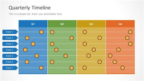 Quarterly Timeline Template for PowerPoint - SlideModel