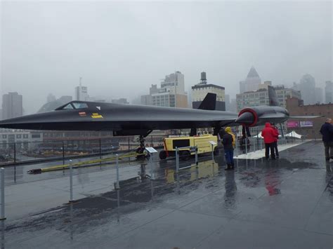 SR-71 Blackbird at the Intrepid Museum in New York. Still looks like it ...