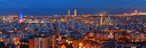 Barcelona skyline at night – Songquan Photography