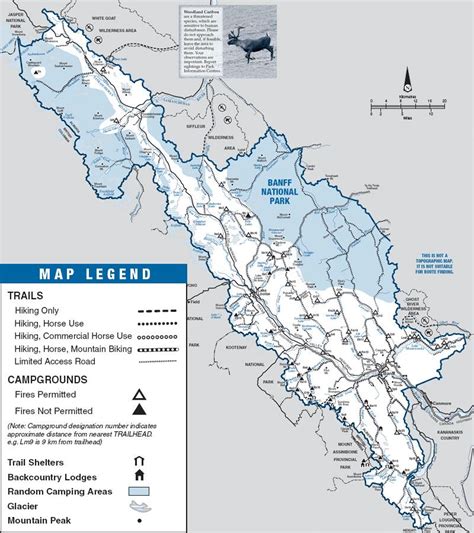 Banff National Park Map | World Map 07