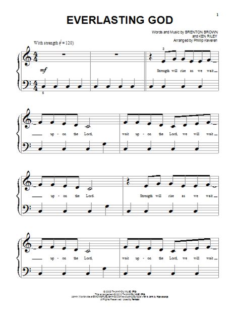 Everlasting God | Sheet Music Direct