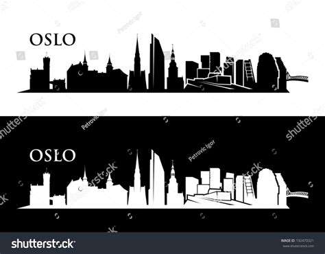 Oslo Skyline Vector Illustration Stock Vector (Royalty Free) 192470321 ...