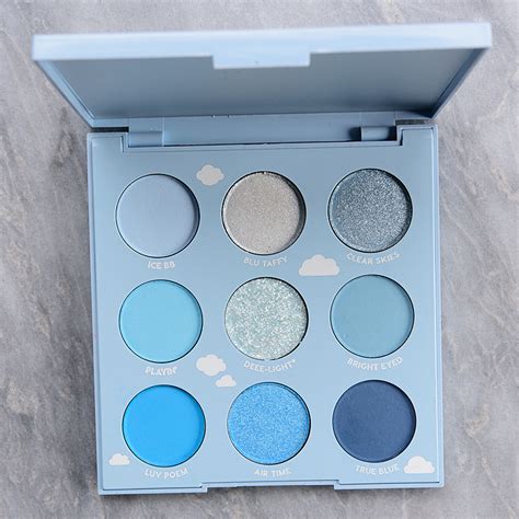 ColourPop On Cloud Blue Eyeshadow Palette Review & Swatches | LaptrinhX ...