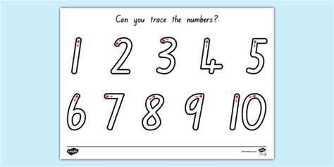 Number Formation 1-10 Activity NZ | Practice Number Writing