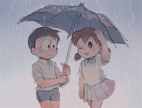 Love Cute Nobita And Shizuka Drawing - Instituto