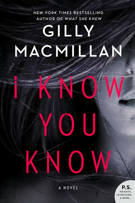 I Know You Know by Gilly Macmillan | Goodreads