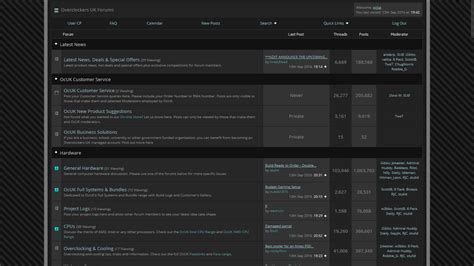 OcUK Dark forum theme for Stylish extension by wiiija on DeviantArt